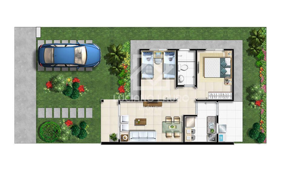 Casa, 2 quartos, 53 m² - Foto 12