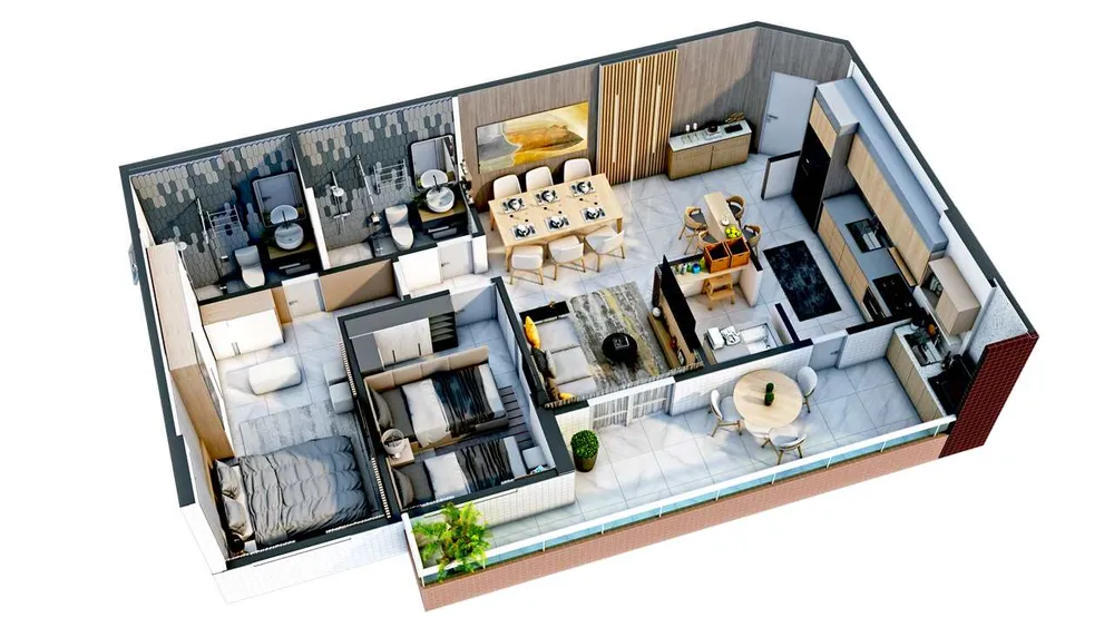 Apartamento, 2 quartos, 79 m² - Foto 1