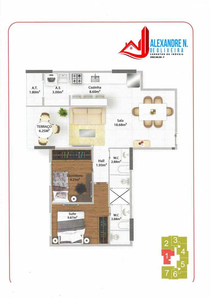 Apartamento, 2 quartos, 71 m² - Foto 4