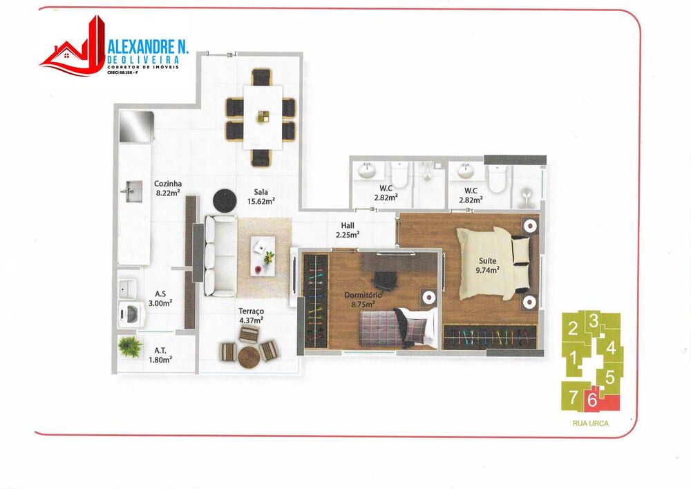 Apartamento, 2 quartos, 65 m² - Foto 4