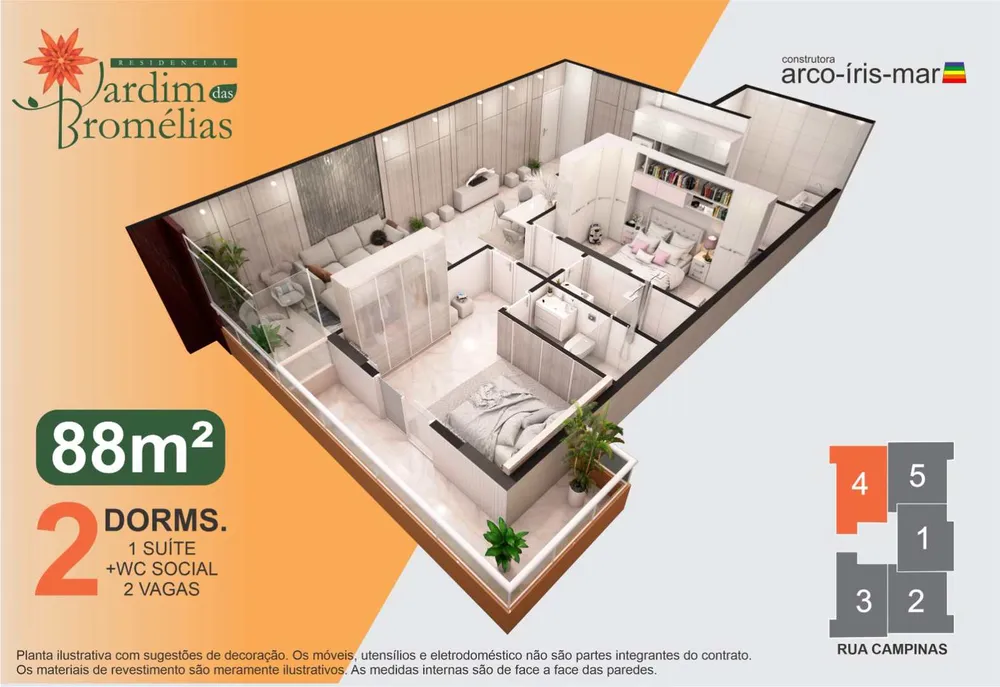 Apartamento, 2 quartos, 89 m² - Foto 6