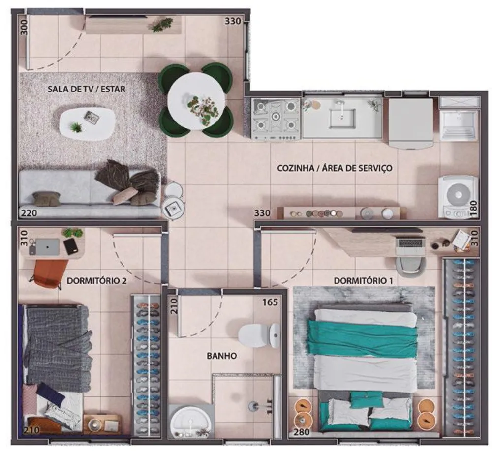 Apartamento, 2 quartos, 40 m² - Foto 20
