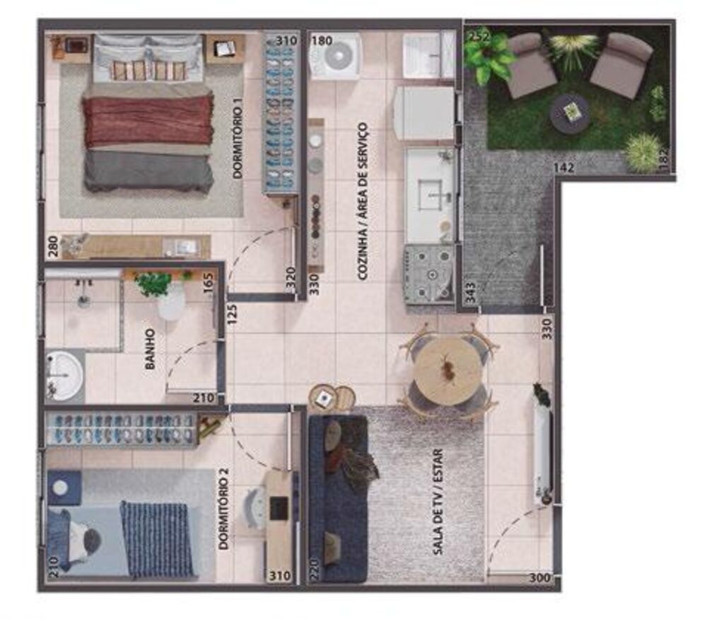 Apartamento, 2 quartos, 40 m² - Foto 11