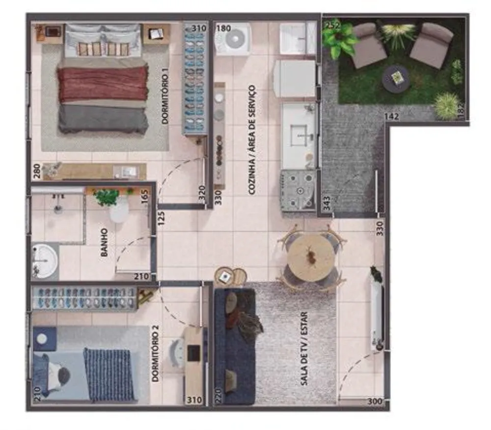 Apartamento, 2 quartos, 40 m² - Foto 19