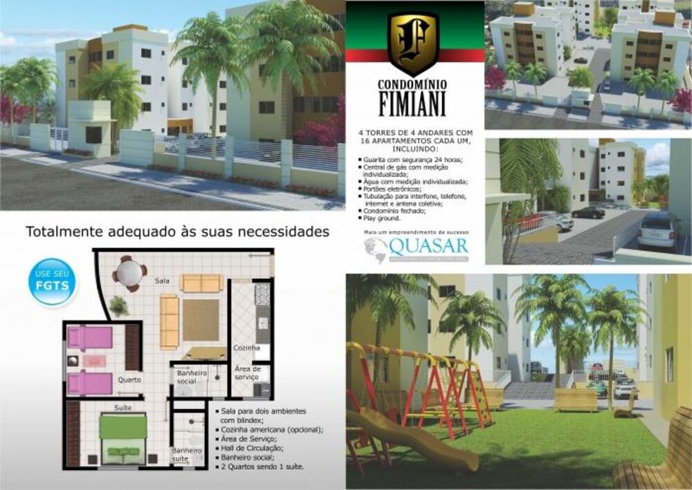 Apartamento, 2 quartos, 54 m² - Foto 1