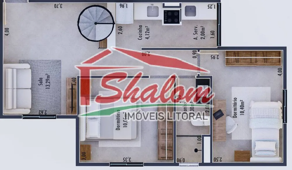 Apartamento, 2 quartos, 50 m² - Foto 9