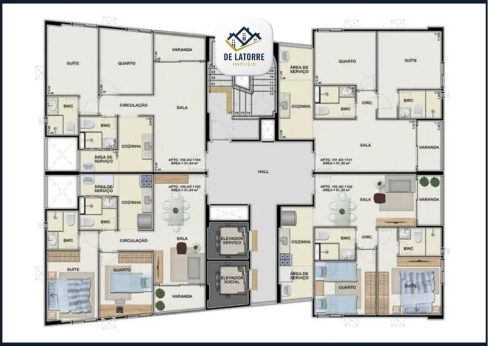 Apartamento, 2 quartos - Foto 2