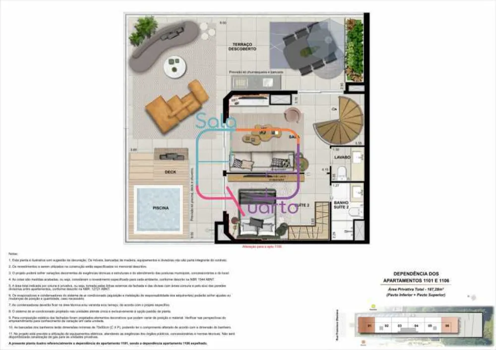 Cobertura, 4 quartos, 187 m² - Foto 11