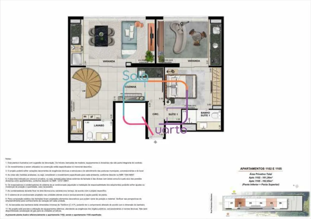 Cobertura, 4 quartos, 161 m² - Foto 20