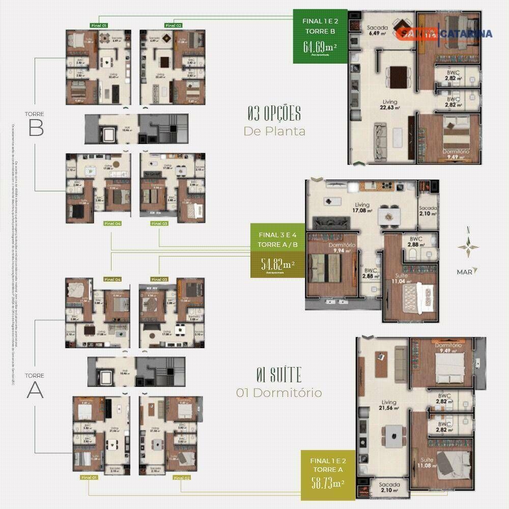 Apartamento, 2 quartos, 64 m² - Foto 9