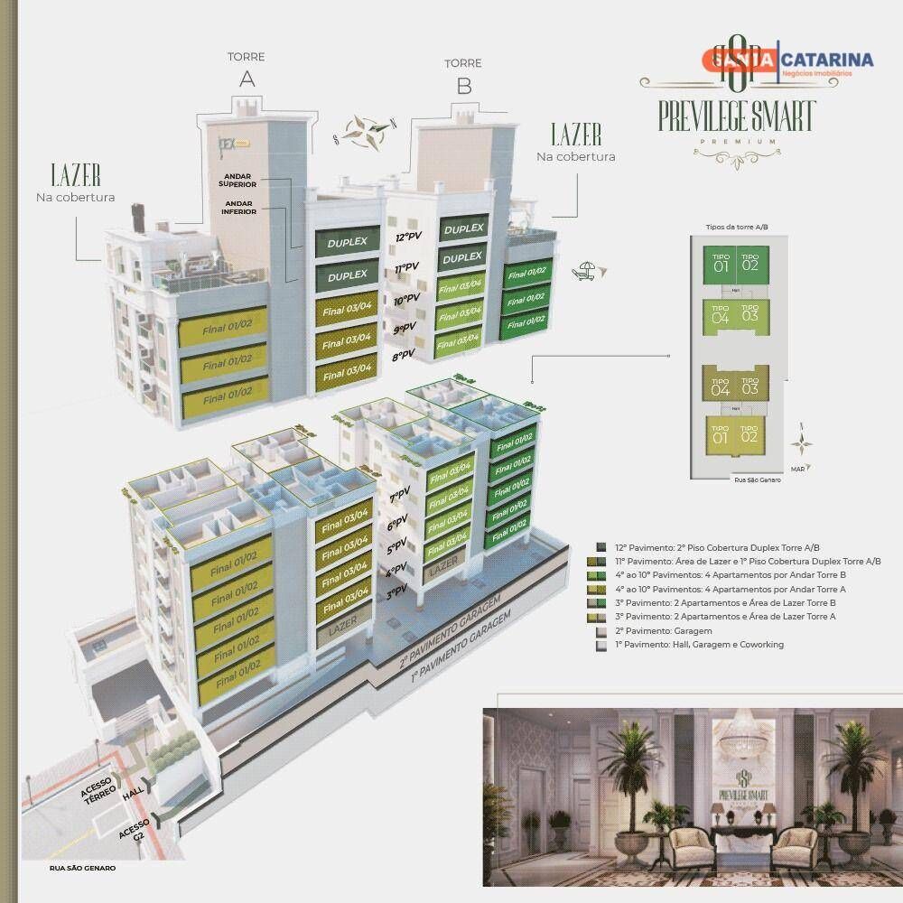 Apartamento, 2 quartos, 58 m² - Foto 3