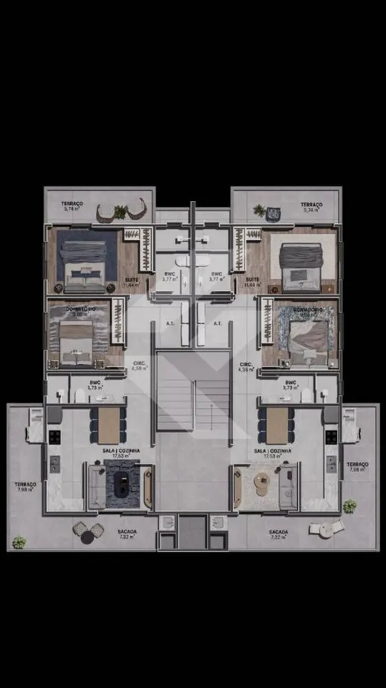Apartamento, 2 quartos, 84 m² - Foto 10