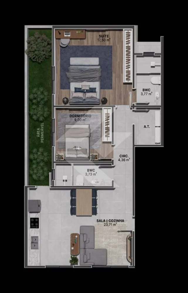 Apartamento, 2 quartos, 84 m² - Foto 8