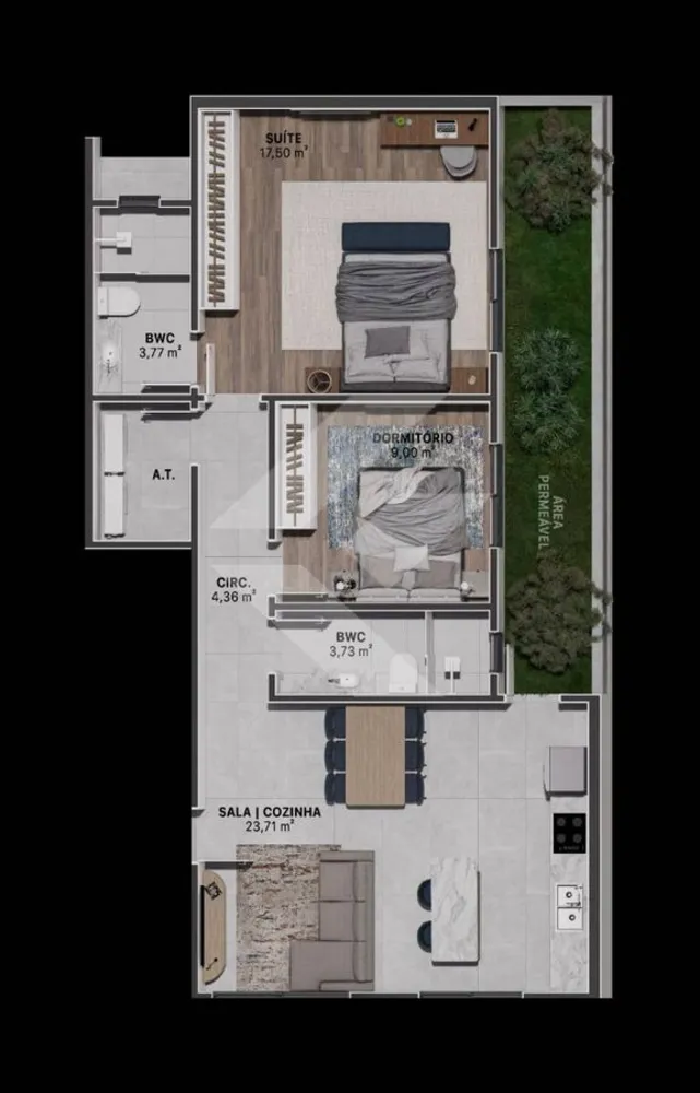 Apartamento, 2 quartos, 84 m² - Foto 11