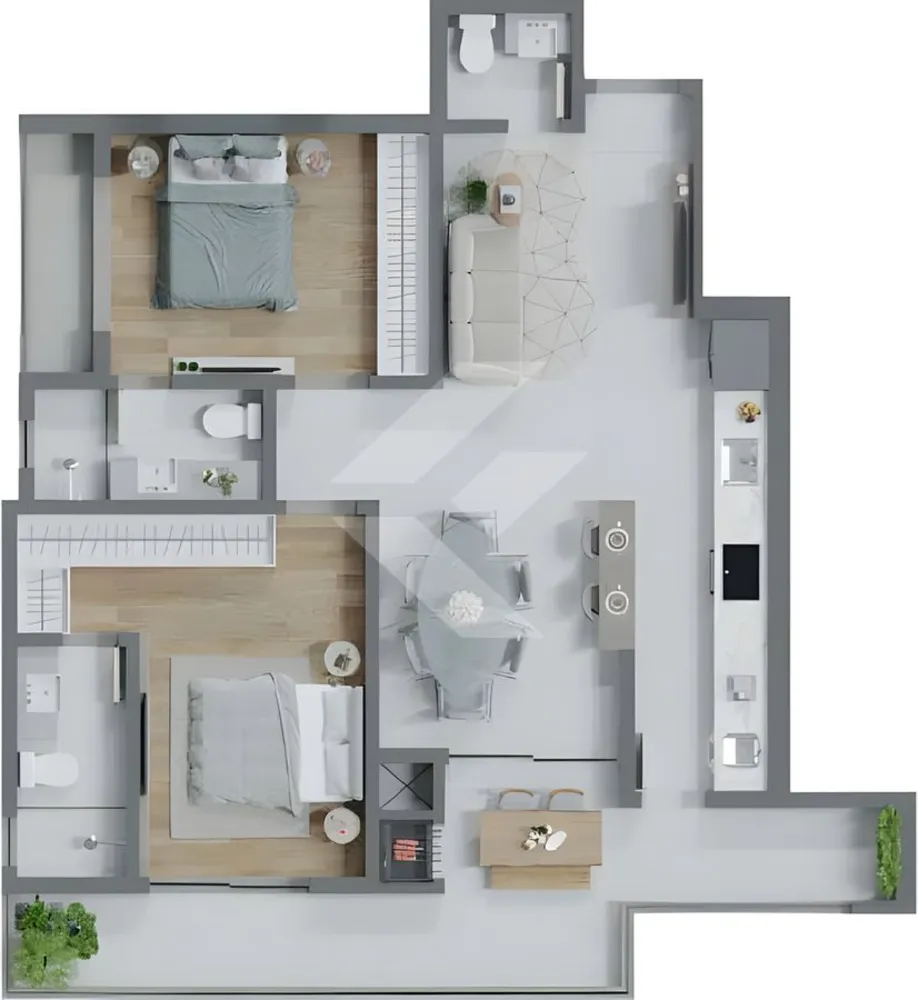 Apartamento, 2 quartos, 89 m² - Foto 11