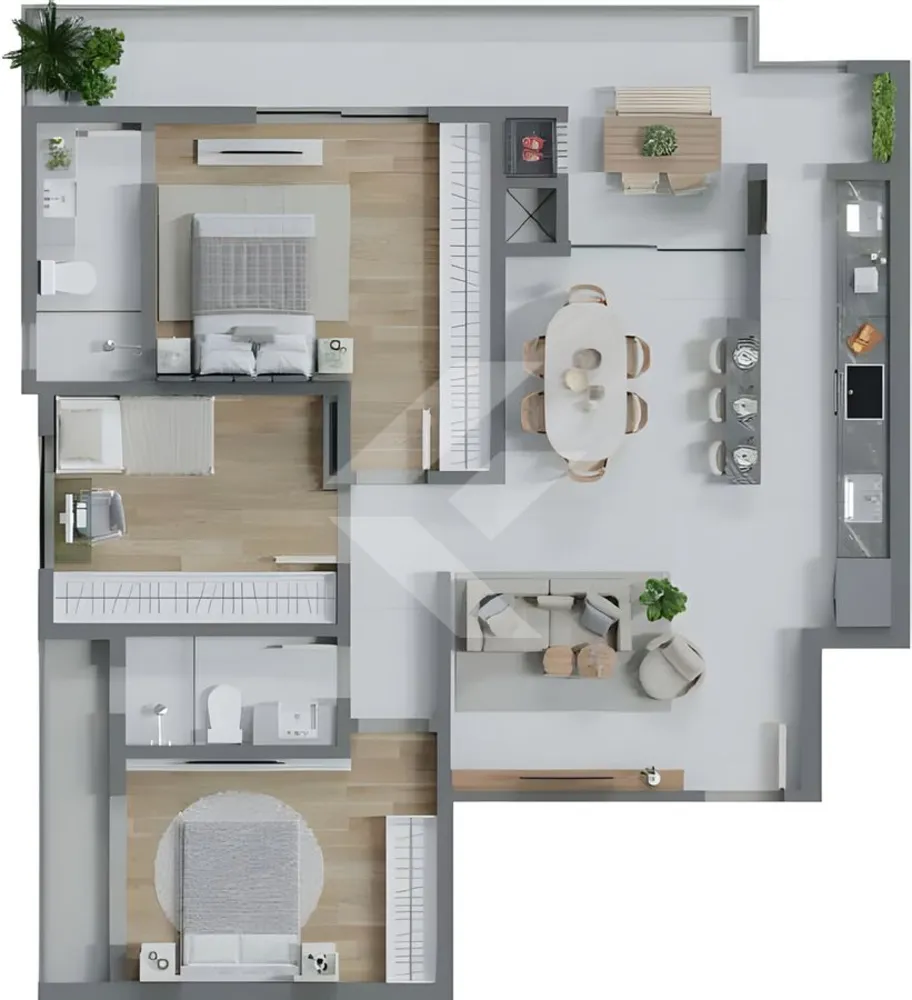 Apartamento, 2 quartos, 89 m² - Foto 12