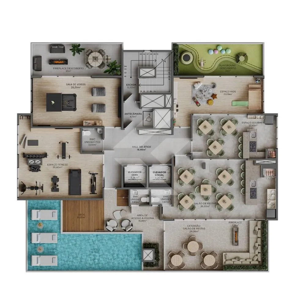 Apartamento, 2 quartos, 69 m² - Foto 11