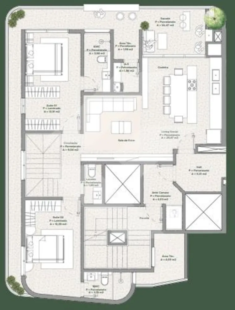 Apartamento, 3 quartos, 123 m² - Foto 10