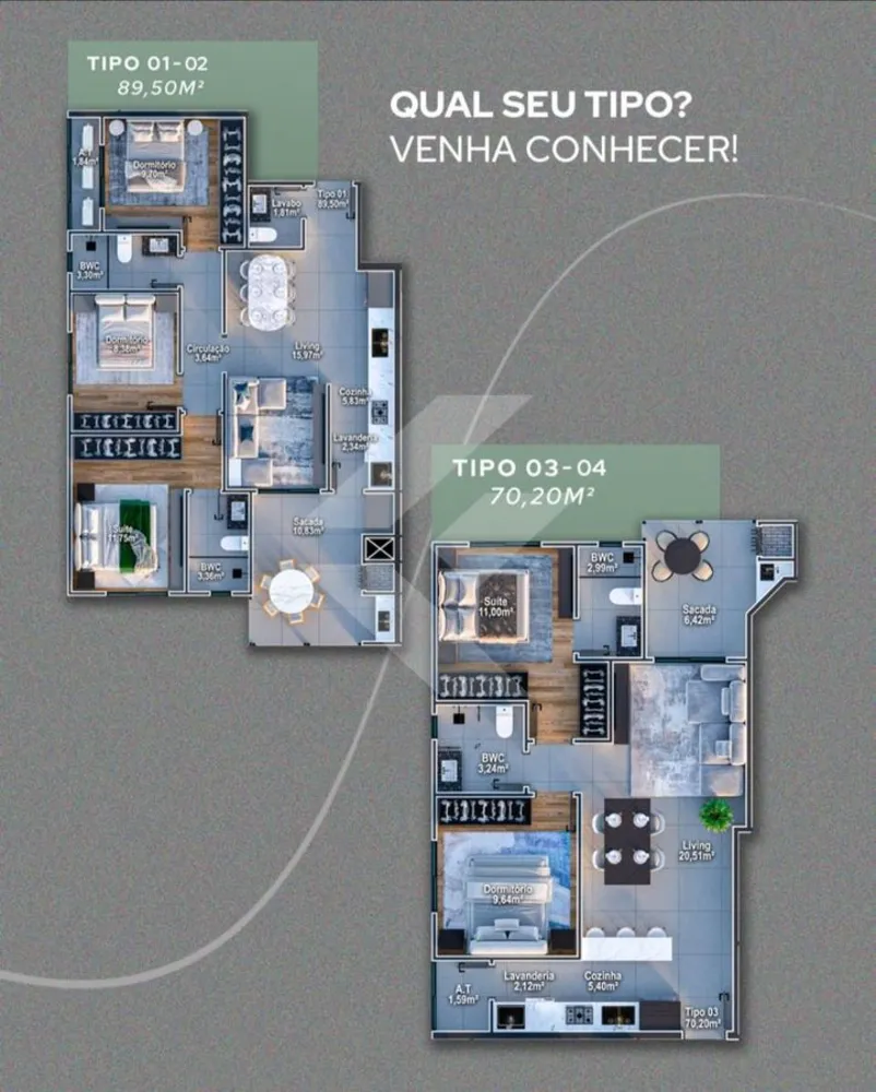 Apartamento, 2 quartos, 70 m² - Foto 11