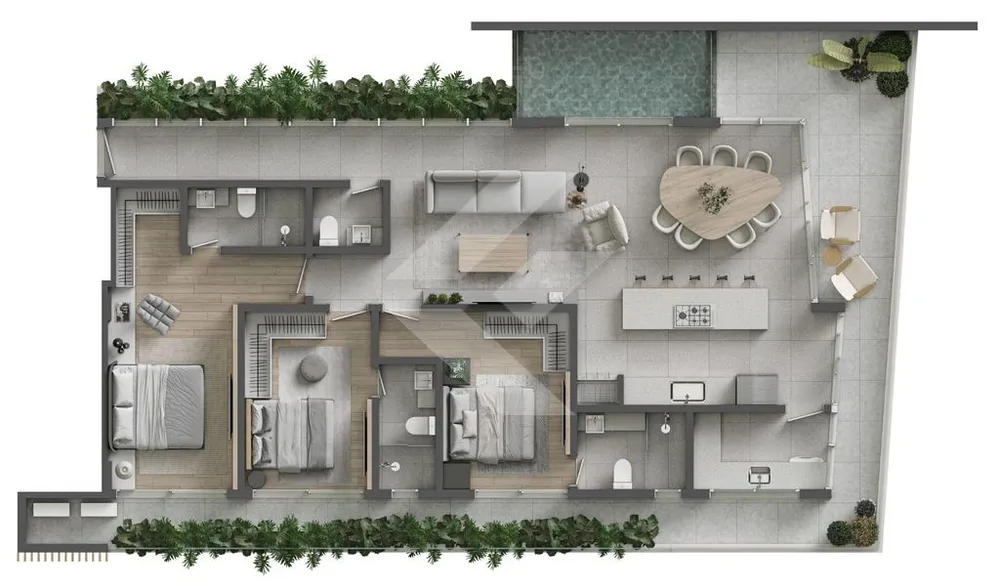 Apartamento, 3 quartos, 189 m² - Foto 4