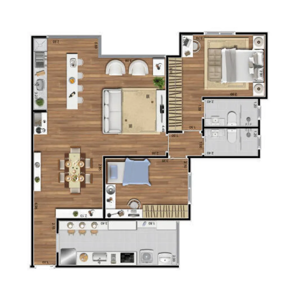 Apartamento, 3 quartos, 90 m² - Foto 6