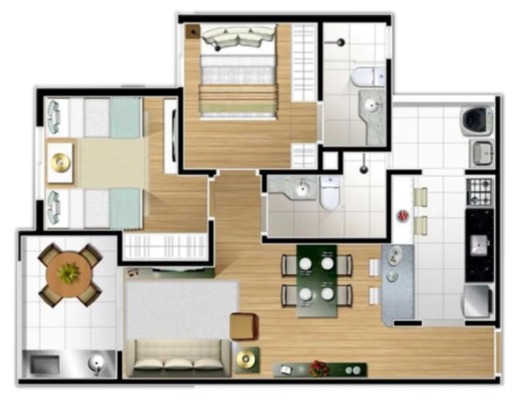 Apartamento, 2 quartos, 62 m² - Foto 12