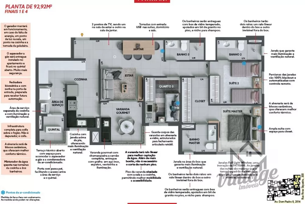 Apartamento à venda com 2 quartos, 79m² - Foto 4