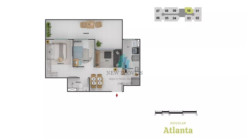 Apartamento, 2 quartos, 41 m² - Foto 29