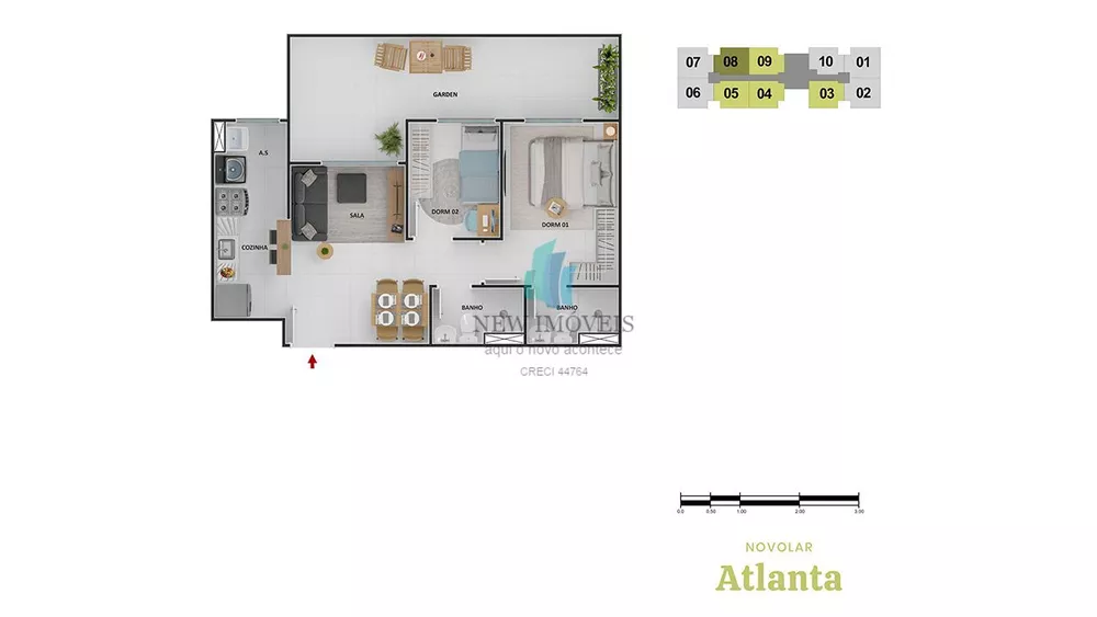 Apartamento, 2 quartos, 41 m² - Foto 28