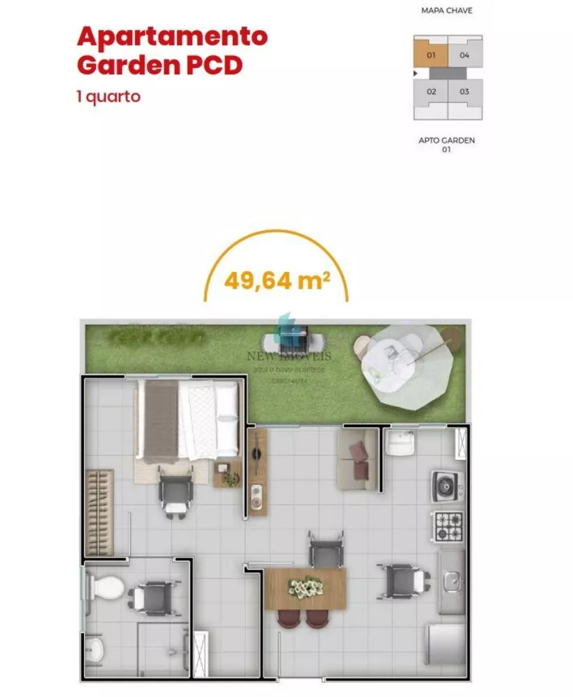 Apartamento, 2 quartos, 39 m² - Foto 33