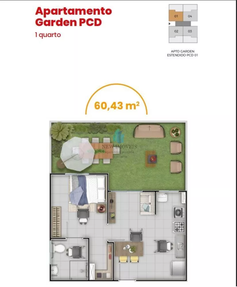 Apartamento, 2 quartos, 39 m² - Foto 34