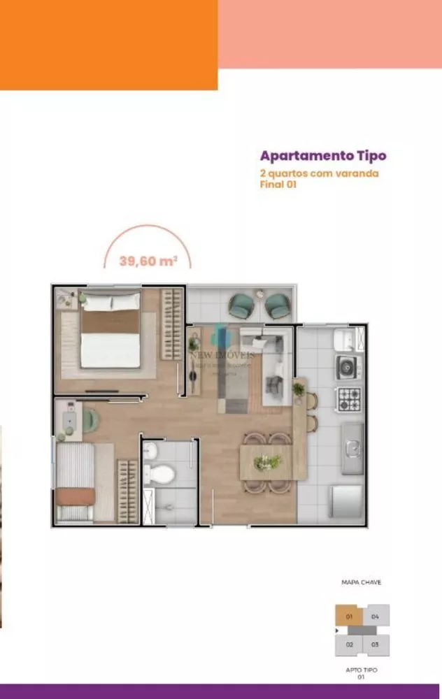 Apartamento, 2 quartos, 39 m² - Foto 24