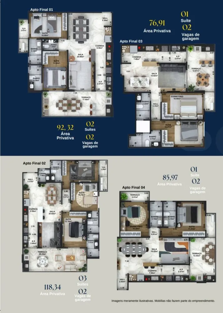 Apartamento, 1 quarto, 82 m² - Foto 3