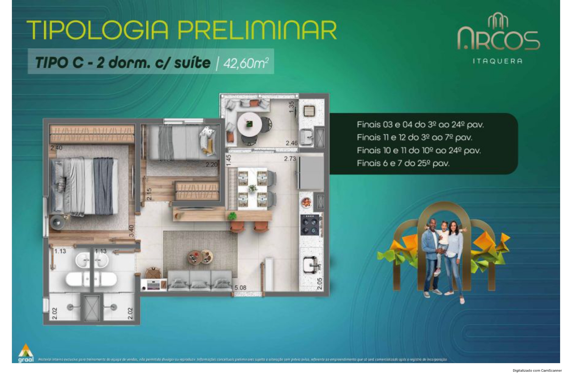 Apartamento à venda com 2 quartos, 42m² - Foto 11