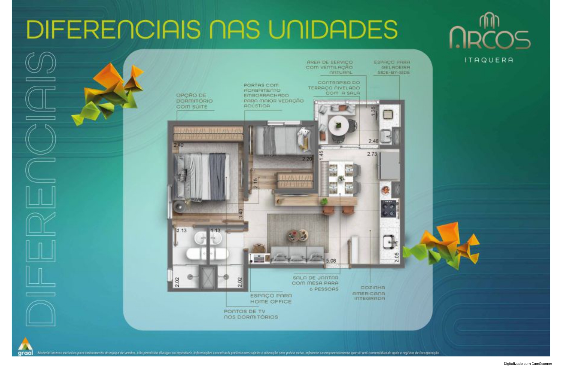 Apartamento à venda com 2 quartos, 42m² - Foto 7