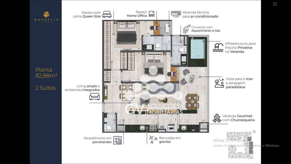 Apartamento, 2 quartos, 70 m² - Foto 10
