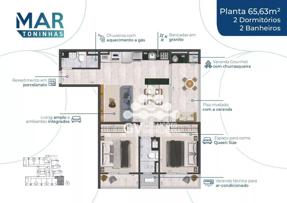Apartamento, 1 quarto, 35 m² - Foto 12