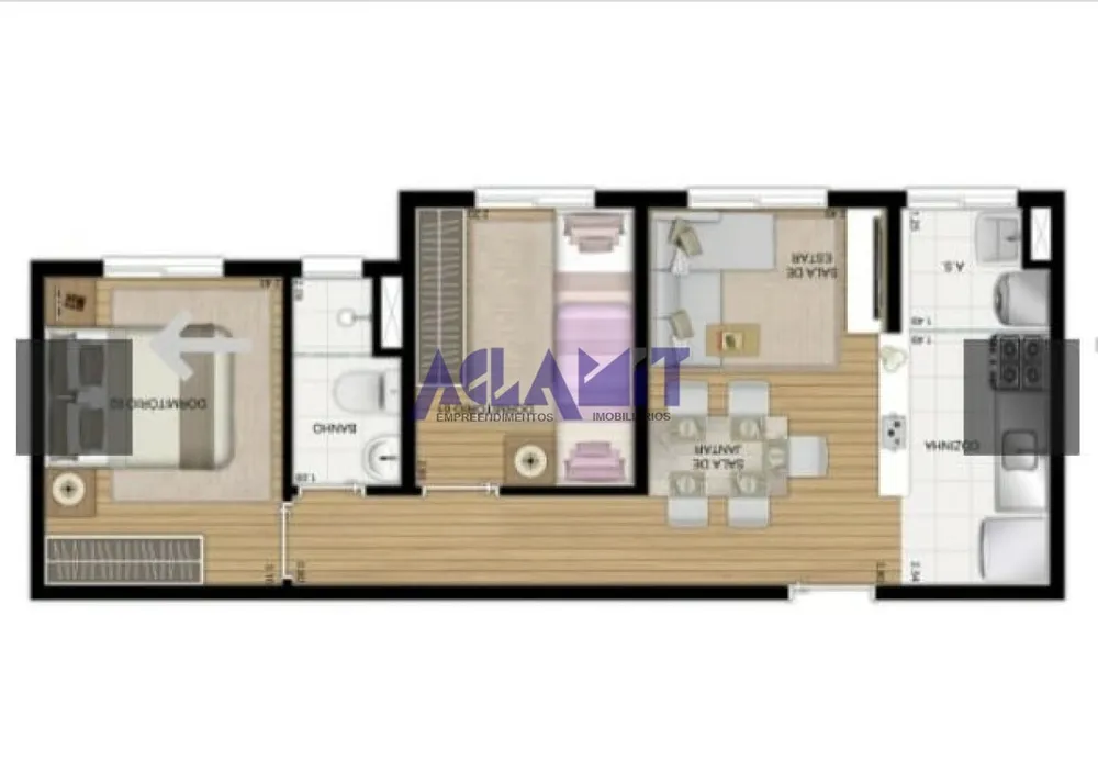 Apartamento, 2 quartos, 42 m² - Foto 10