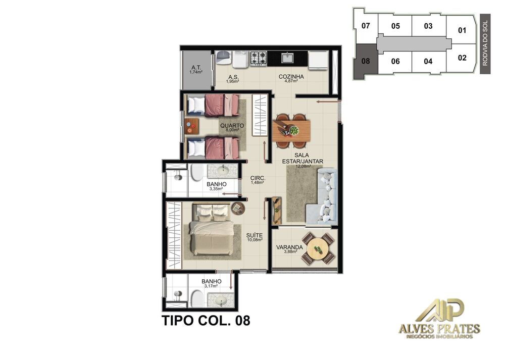 Apartamento, 2 quartos, 65 m² - Foto 5