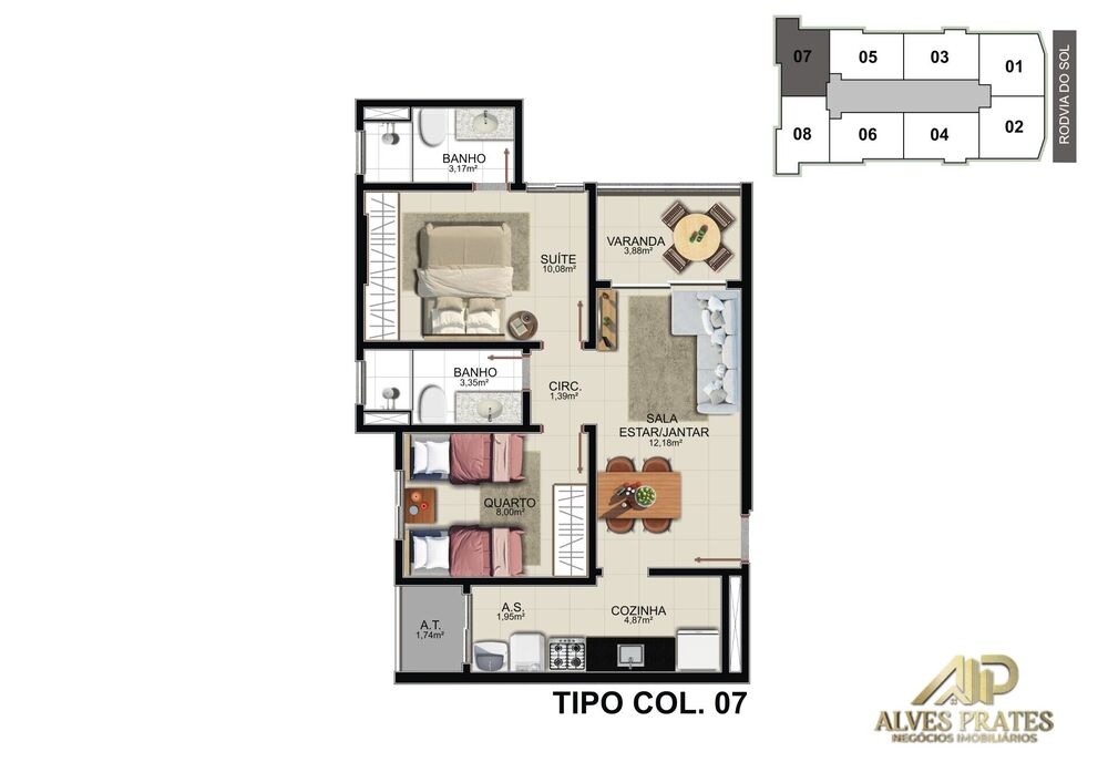Apartamento, 2 quartos, 65 m² - Foto 24
