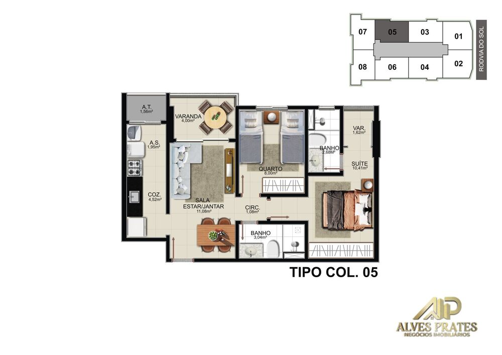 Apartamento, 2 quartos, 65 m² - Foto 21