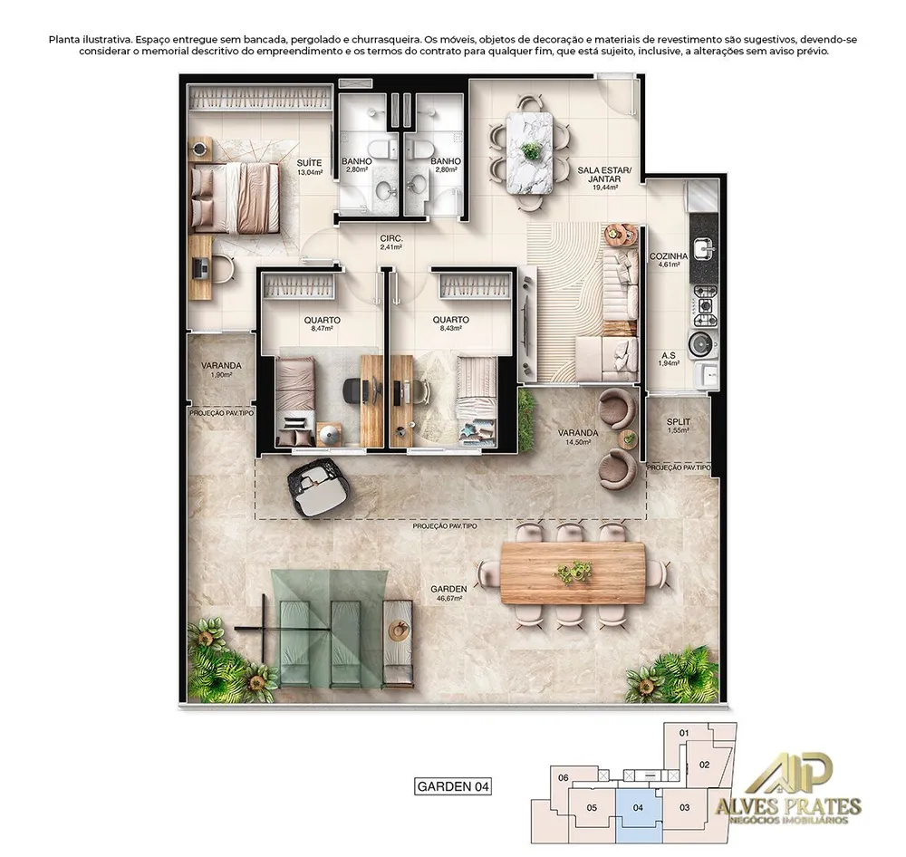Apartamento, 3 quartos, 105 m² - Foto 10