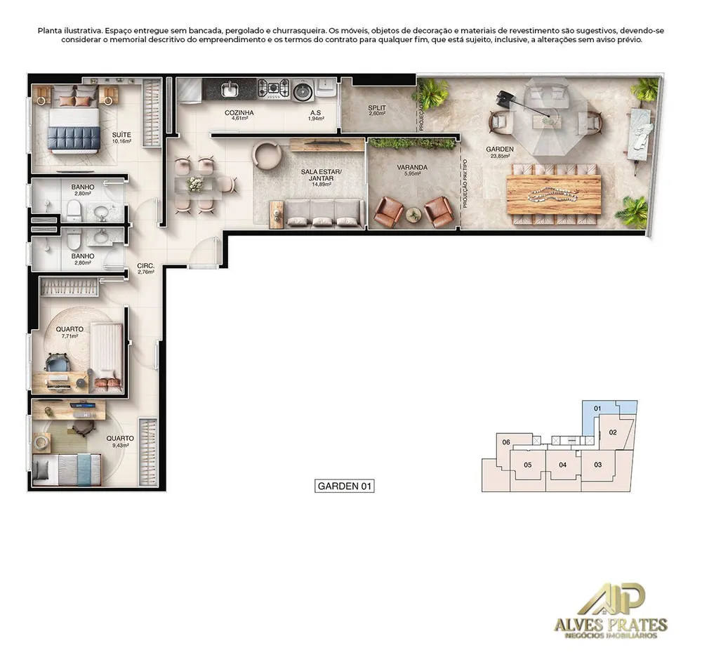 Apartamento, 3 quartos, 105 m² - Foto 8