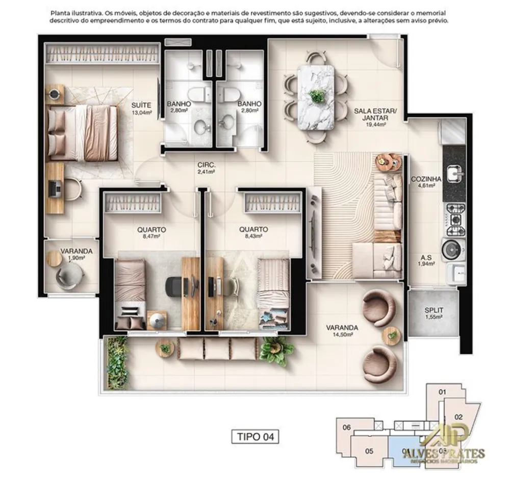 Apartamento, 3 quartos, 105 m² - Foto 14
