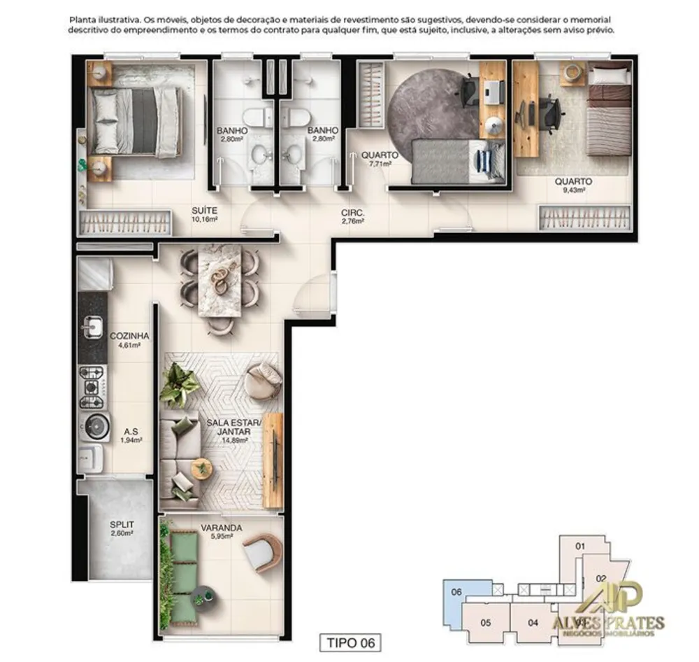 Apartamento, 3 quartos, 105 m² - Foto 13