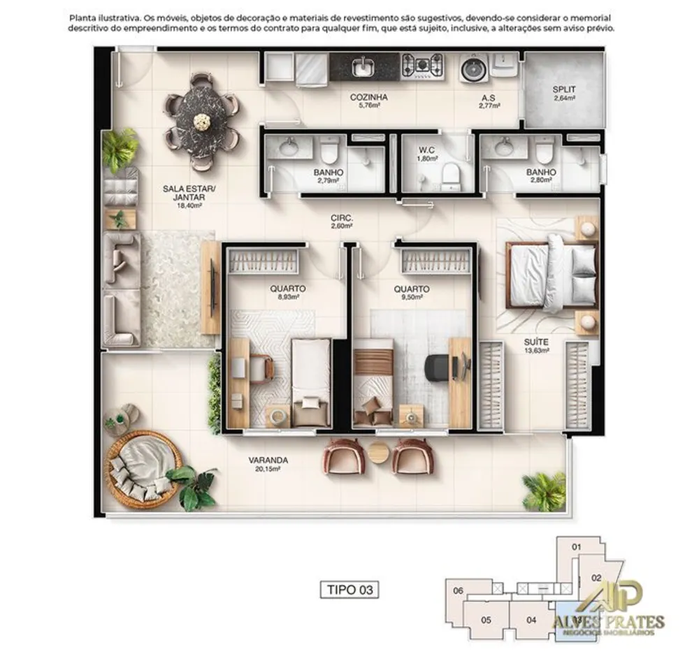 Apartamento, 3 quartos, 105 m² - Foto 12