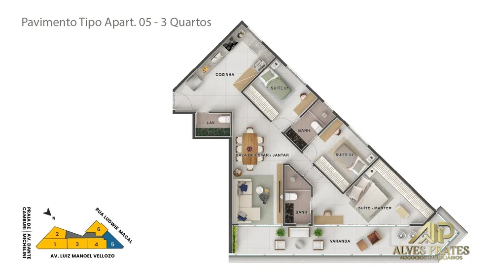 Apartamento, 3 quartos, 103 m² - Foto 14