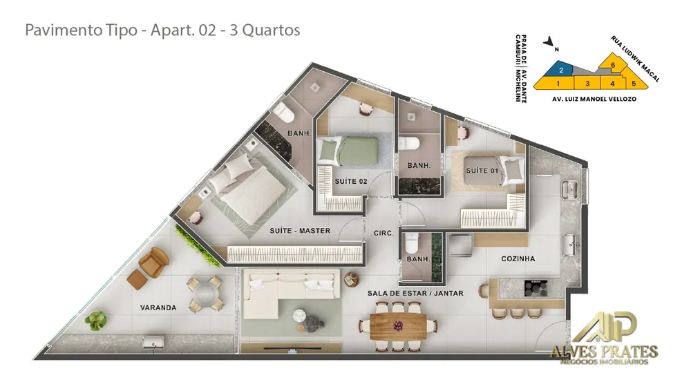 Apartamento, 3 quartos, 103 m² - Foto 12