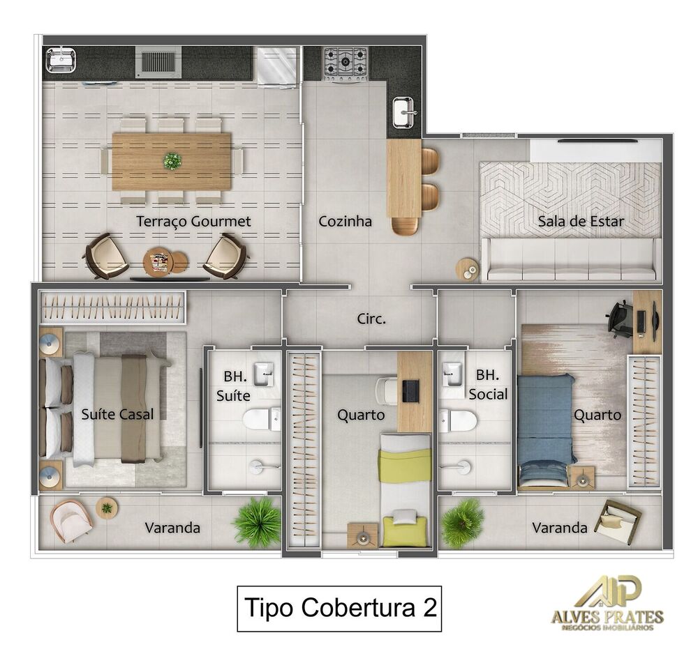 Apartamento à venda com 2 quartos, 65m² - Foto 14