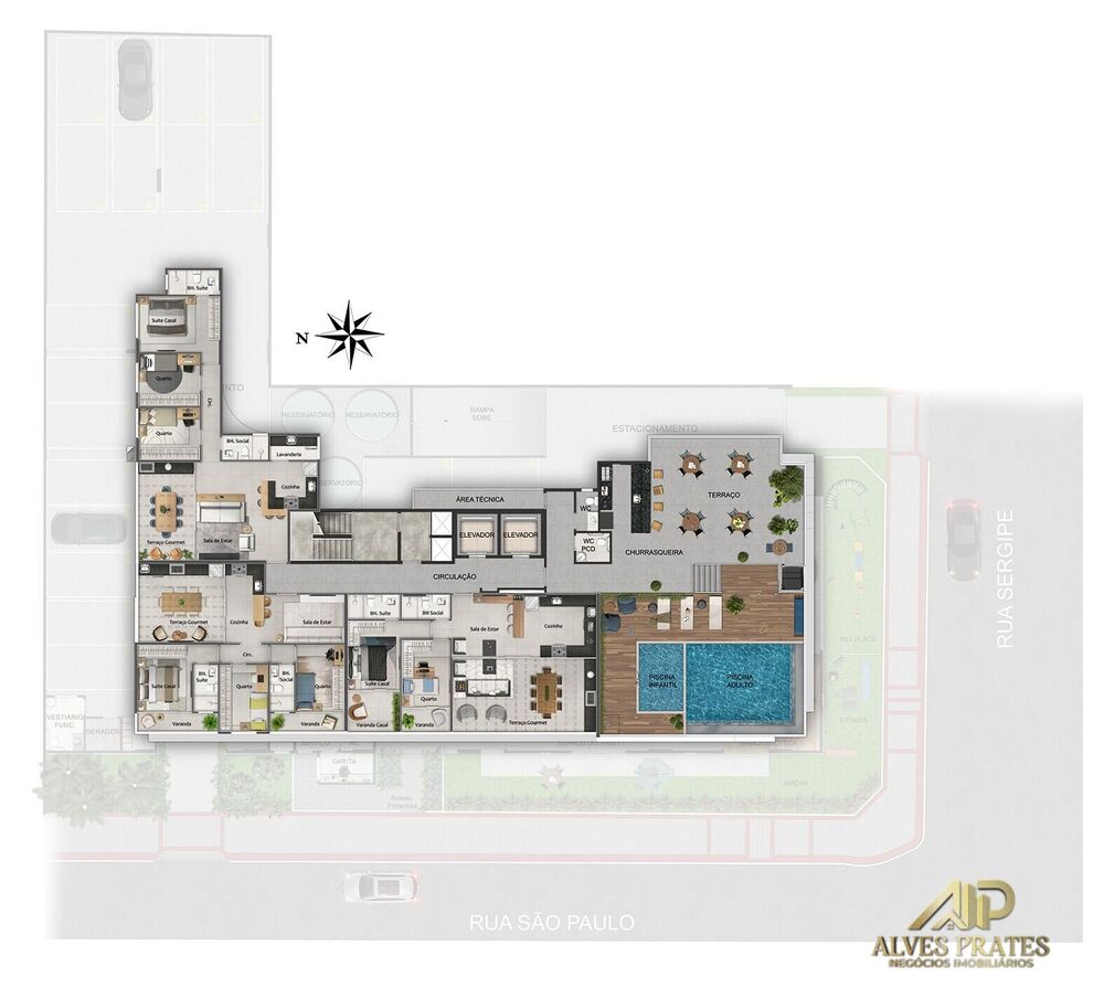 Apartamento à venda com 2 quartos, 65m² - Foto 9